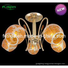 Popular Orange Glass Pendant Lamp in Yellow Glass